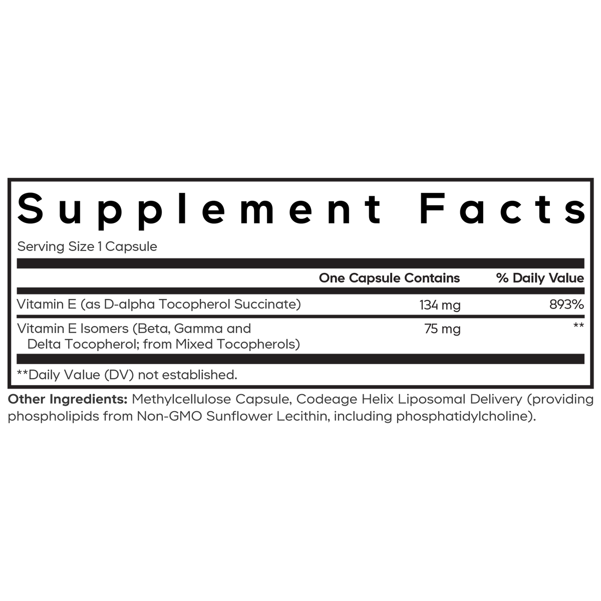 Liposomal Vitamin E+
