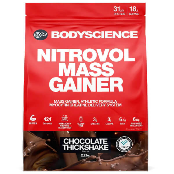 BSc Body Science Nitrovol Mass Gainer 2.2kg