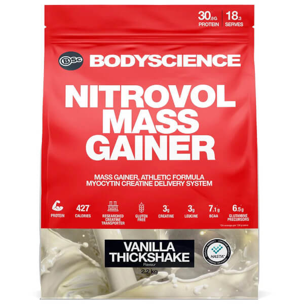 BSc Body Science Nitrovol Mass Gainer 2.2kg