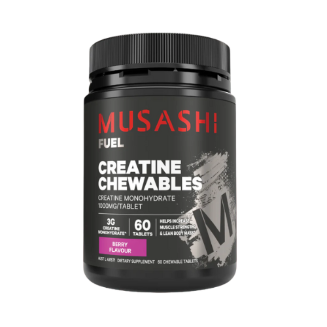 MUSASHI Creatine Chewables NZ | Creapure® Strength & Muscle Support