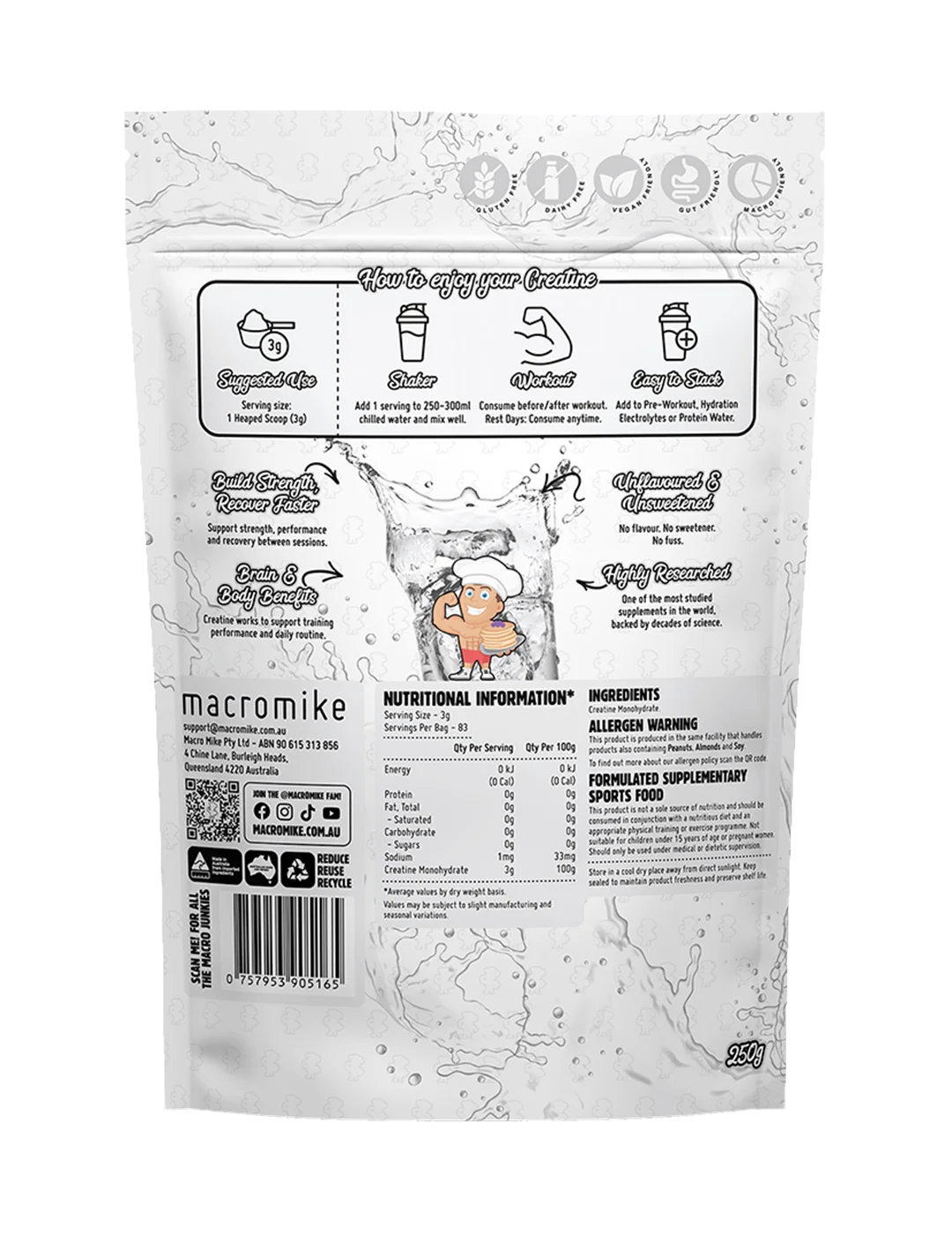 Macro Mike Creatine Monohydrate