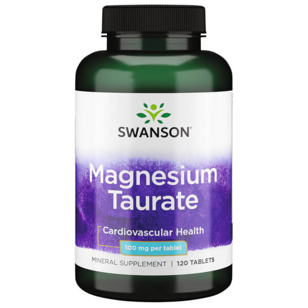 Swanson Magnesium Taurate 100mg 120 Tabs