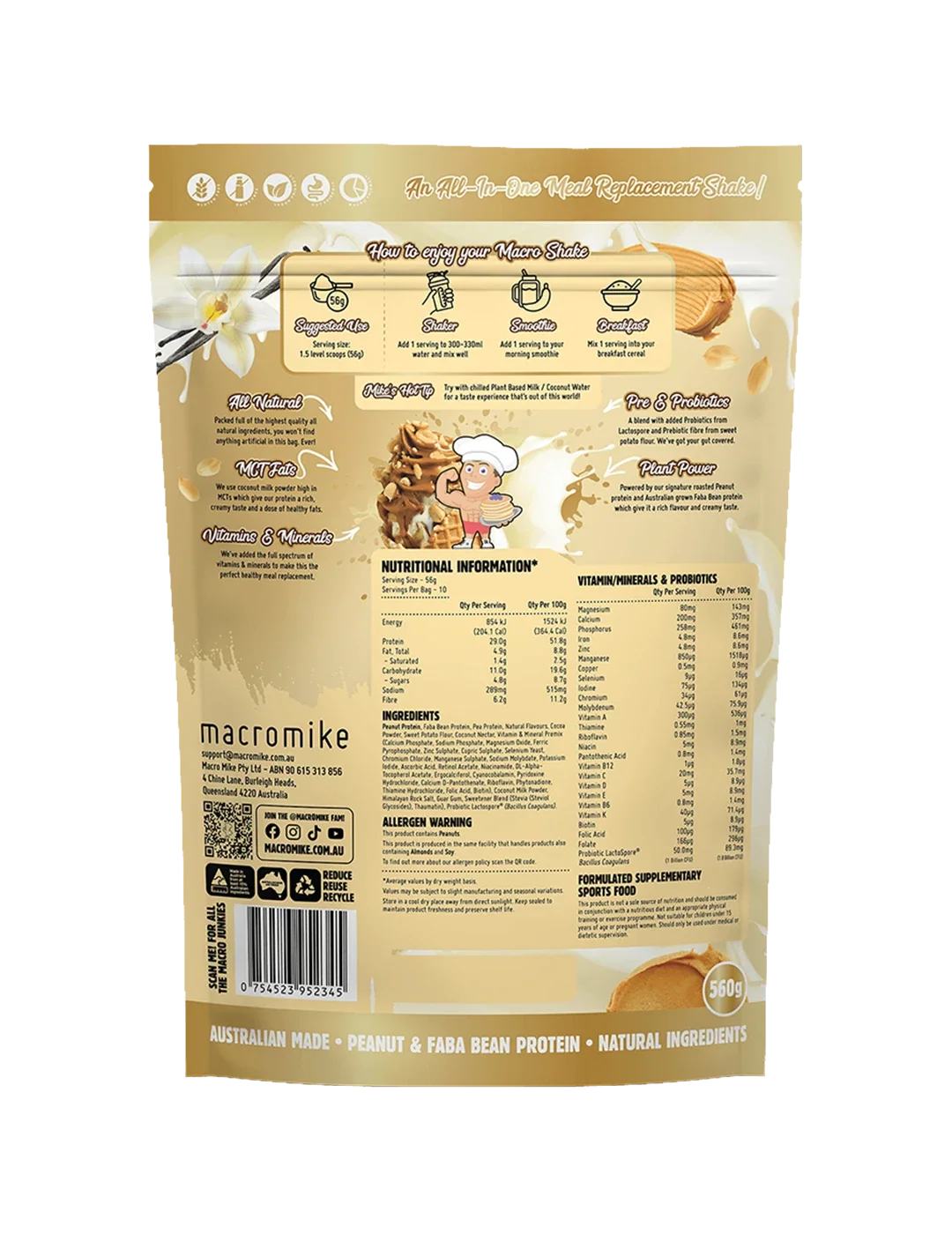 Marco Mike Macro Shake Meal Replacement
