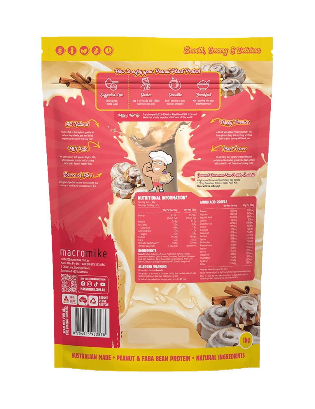 Macro Mike Peanut Plant Protein