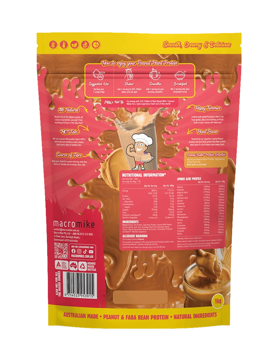 Macro Mike Peanut Plant Protein