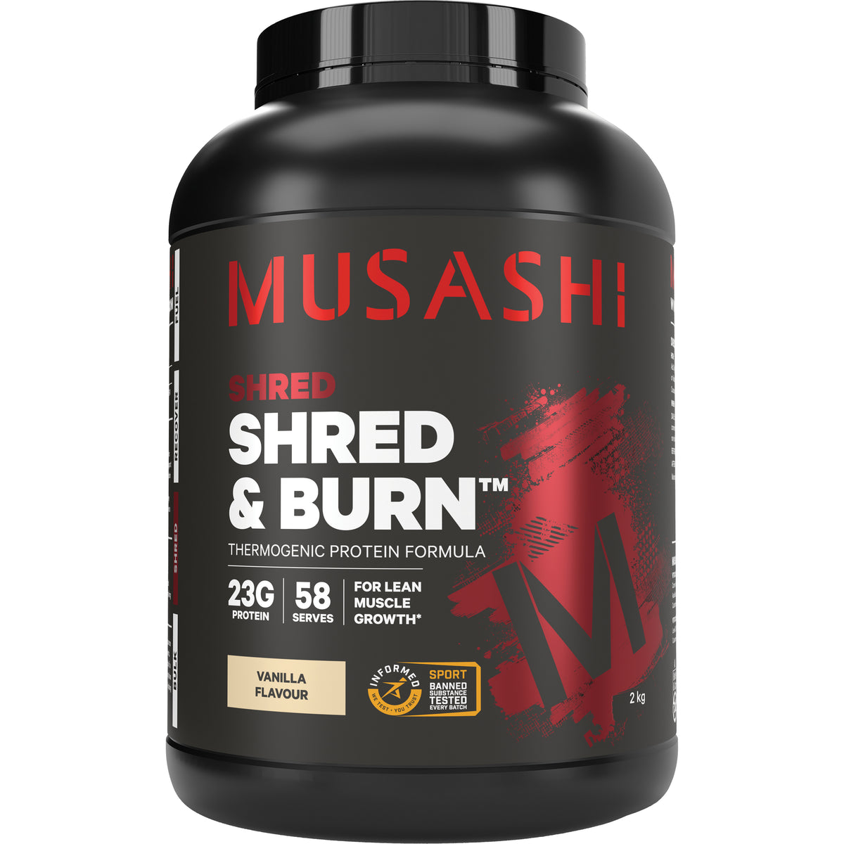 Musashi Shred & Burn Protein 2kg