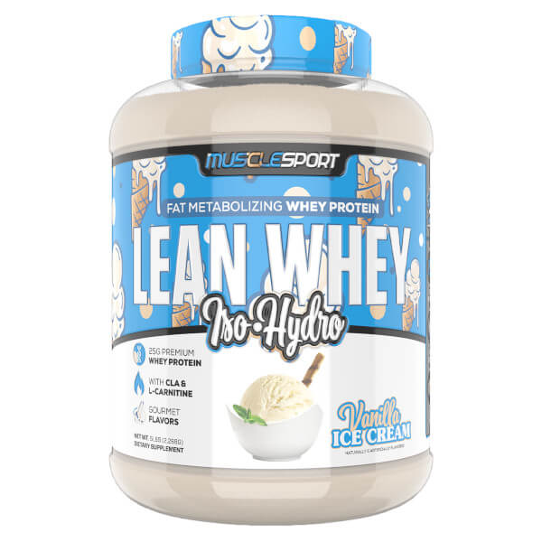 MuscleSport Lean Whey Iso Hydro 5lb