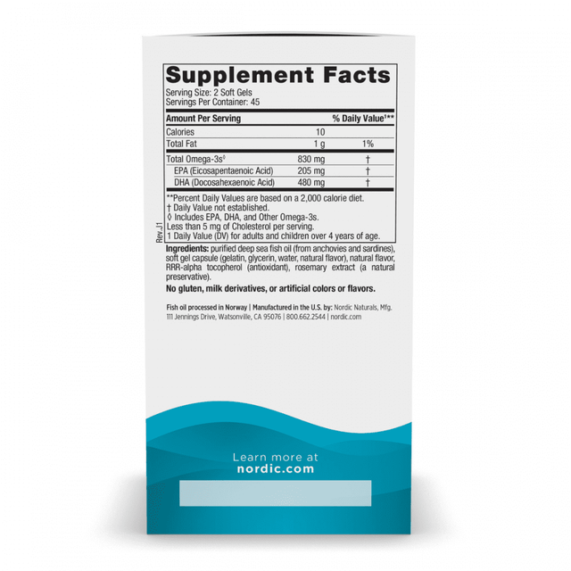Nordic Naturals DHA 90 Softgels