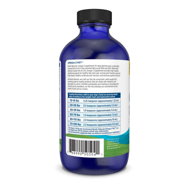 Nordic Naturals Omega-3 Pet (Medium/Large Breed Dogs) 237ml