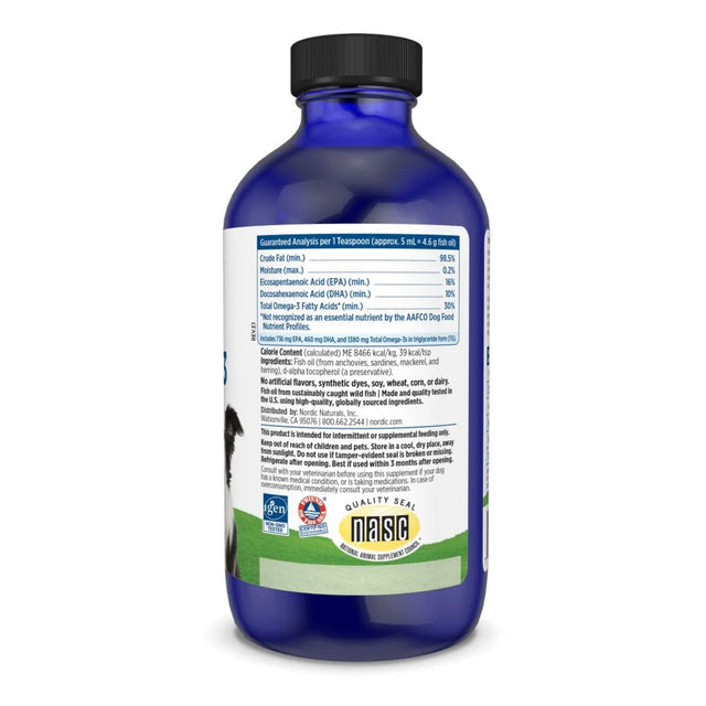 Nordic Naturals Omega-3 Pet (Medium/Large Breed Dogs) 237ml