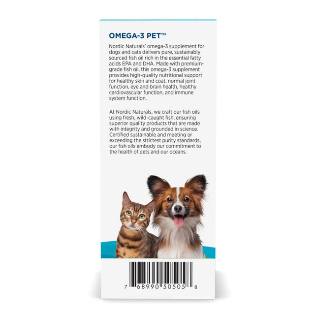Nordic Naturals Omega-3 Pet (Cats/Small Breed Dogs) 60ml