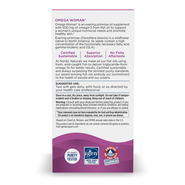 Nordic Naturals Omega Woman 120 Softgels