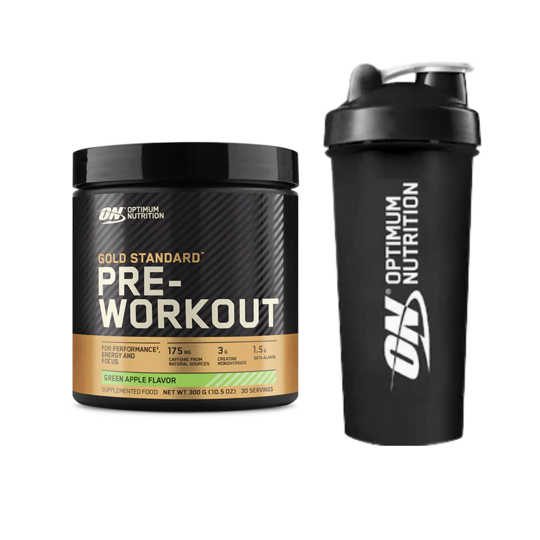 Optimum Nutrition Gold Standard Pre-Workout 30 Serves + FREE Optimum Nutrition Shaker