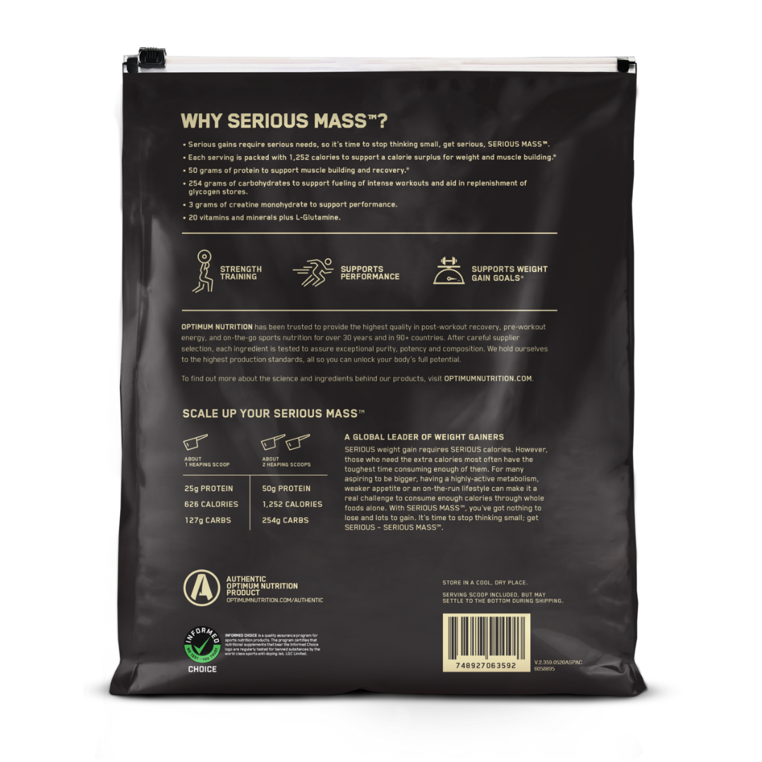 Optimum Nutrition Serious Mass 12lb