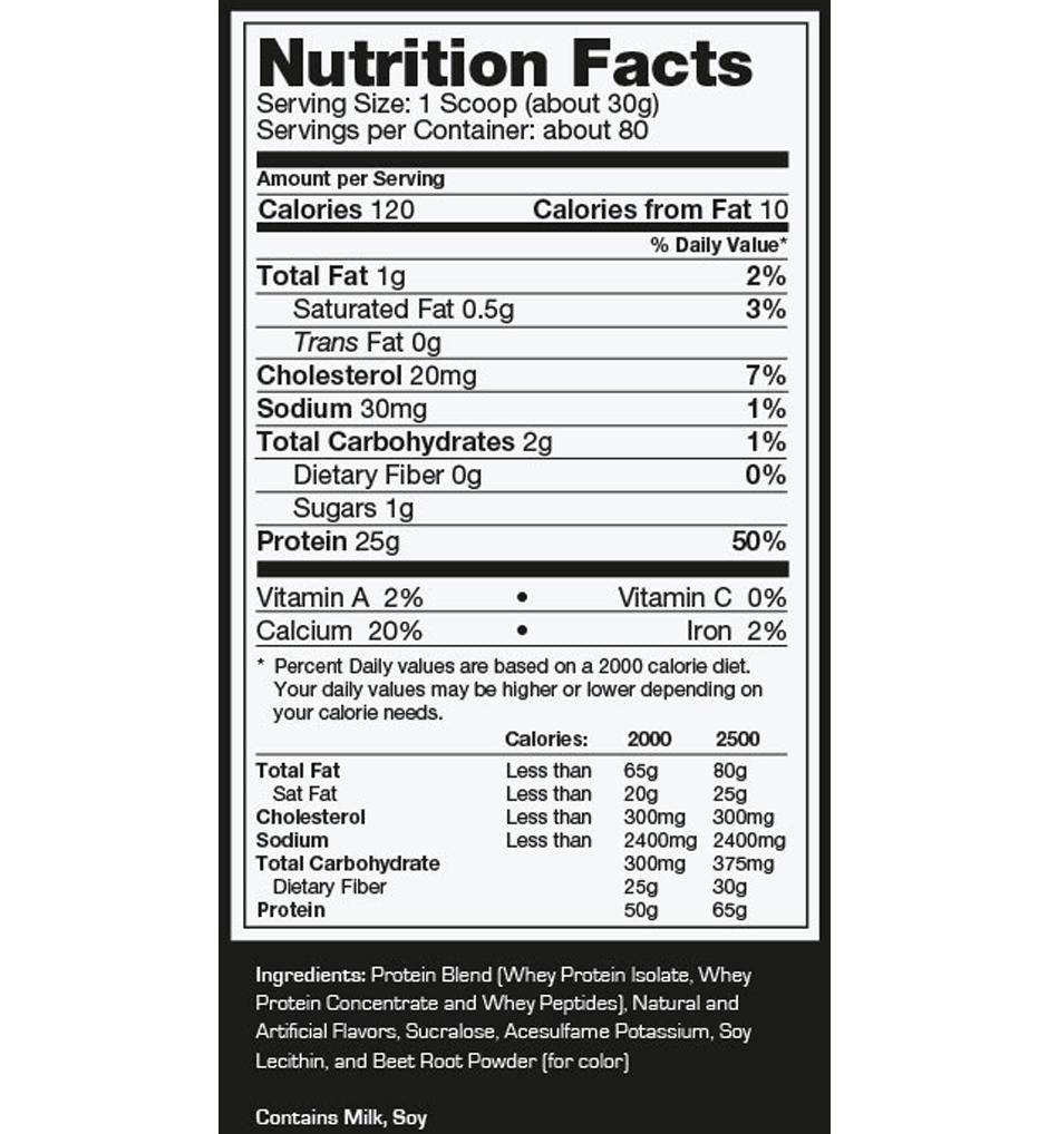 PROSTAR 100% WHEY PROTEIN