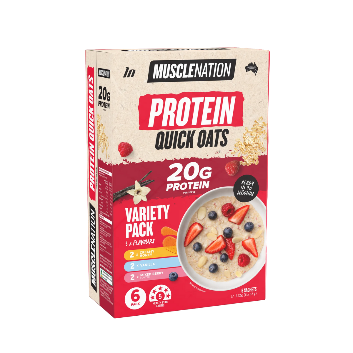 MUSCLE NATION PROTEIN QUICK OATS