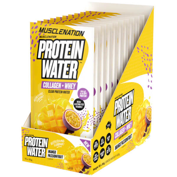 Muscle Nation Protein Water Sachets x10