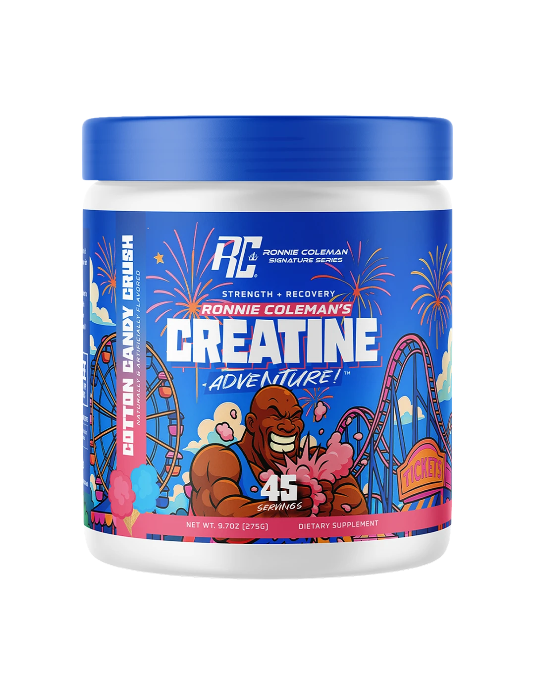 Ronnie Coleman Creatine Adventure 45 Serve - Cotton Candy Crush