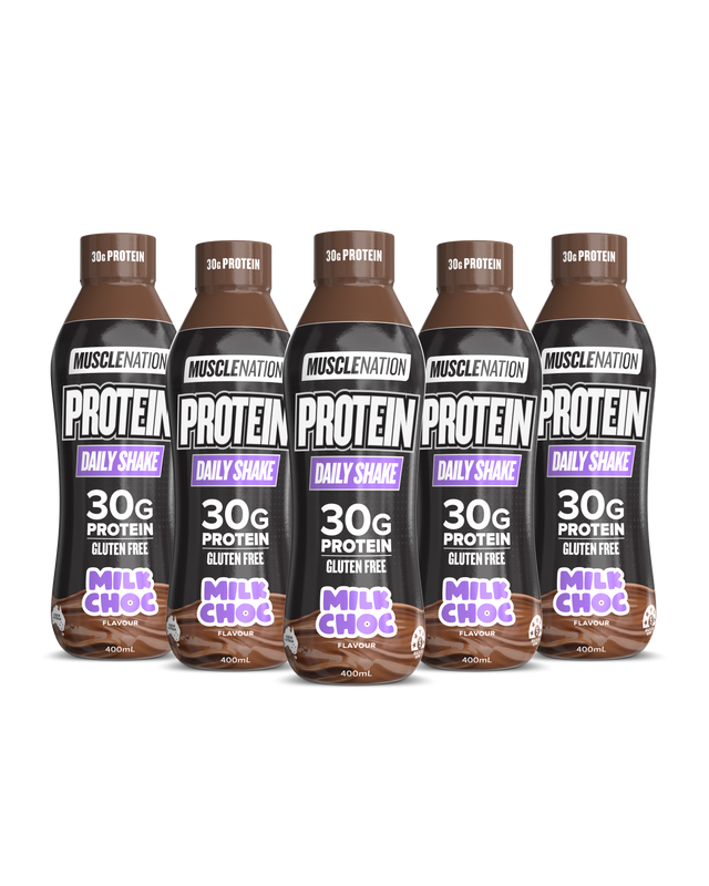 MUSCLE NATION DAILY SHAKE RTD - Protein Shake - Box of 6