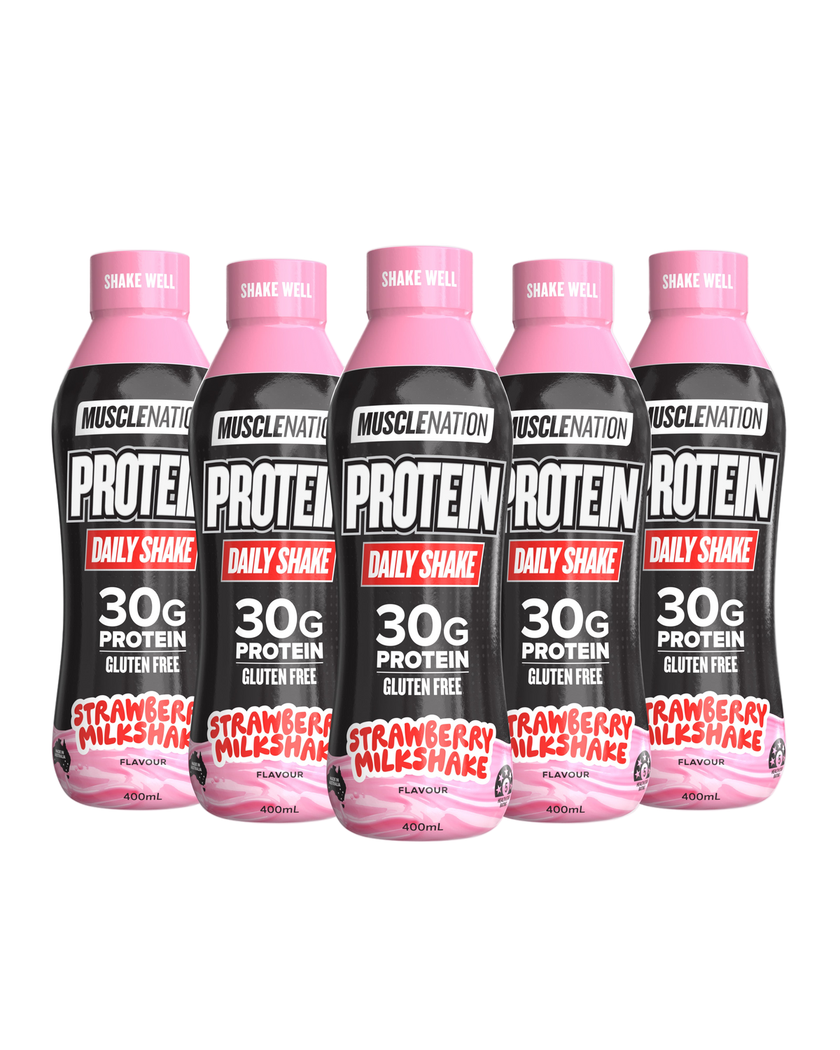 MUSCLE NATION DAILY SHAKE RTD - Protein Shake - Box of 6