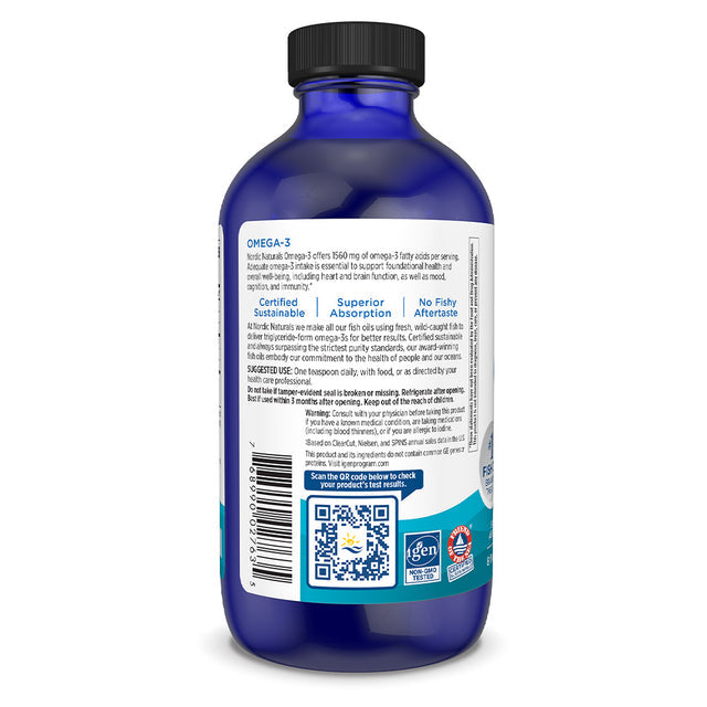 Nordic Naturals Omega-3 Liquid 237ml