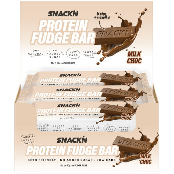 Snackn Protein Fudge Bar 40g x12