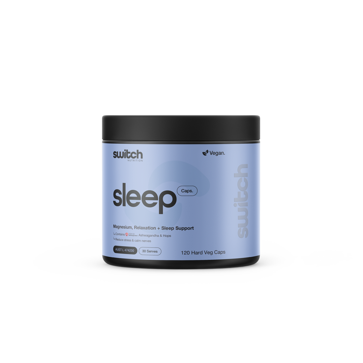 SWITCH Sleep+ - TGA Listed [120 Capsules]