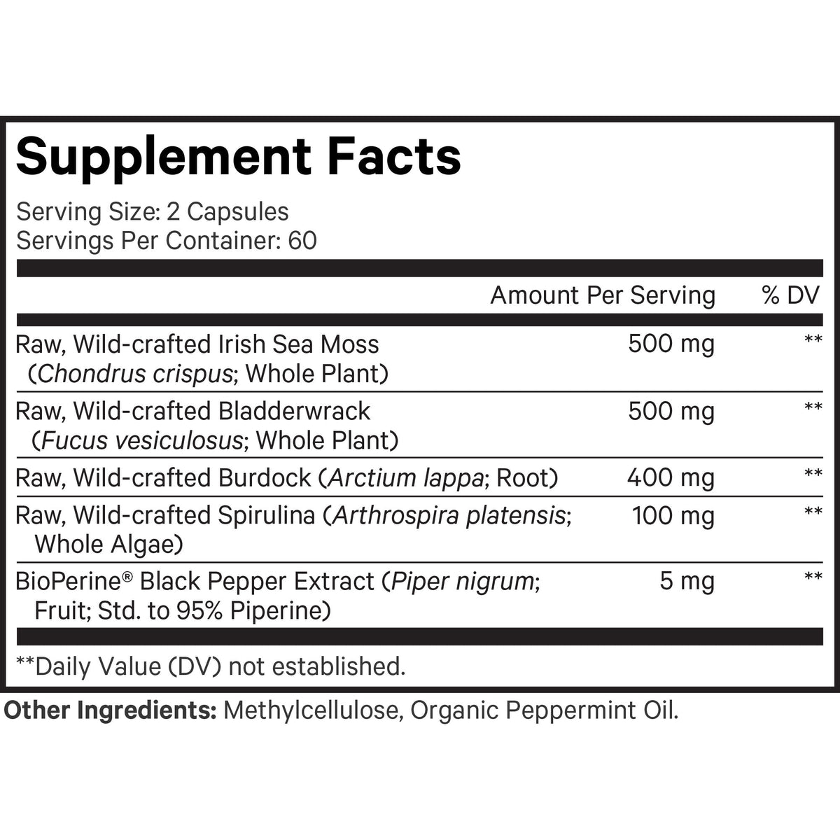 Raw Wildcrafted Sea Moss