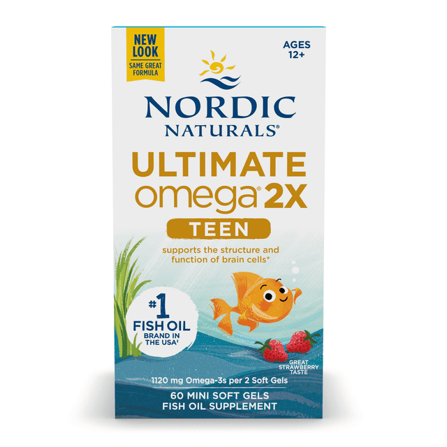 Nordic Naturals Ultimate Omega 2X Teen 60 Softgels