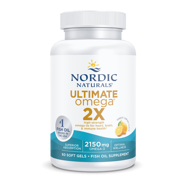 Nordic Naturals Ultimate Omega 2X 60 Softgels
