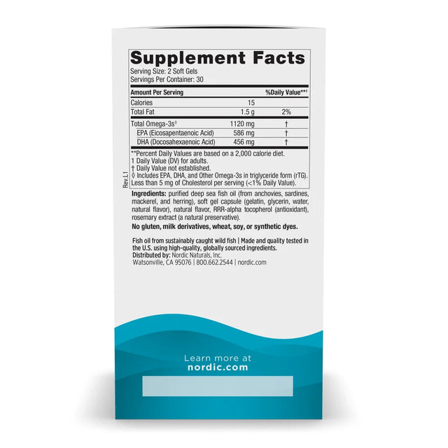 Nordic Naturals Ultimate Omega Mini 60 Softgels