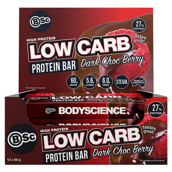 body science low carb protein bars
