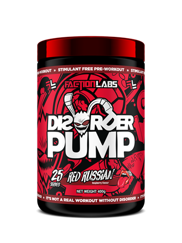 Faction Labs Disorder Pump Non‑Stim Pre‑Workout Intense Pumps