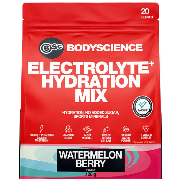 BSc Body Science Electrolytes &amp; Hydration Mix 120g