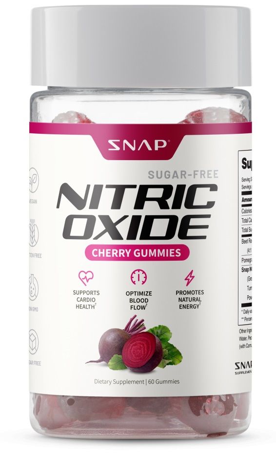 Snap Nitric Oxide Cherry Gummies 60