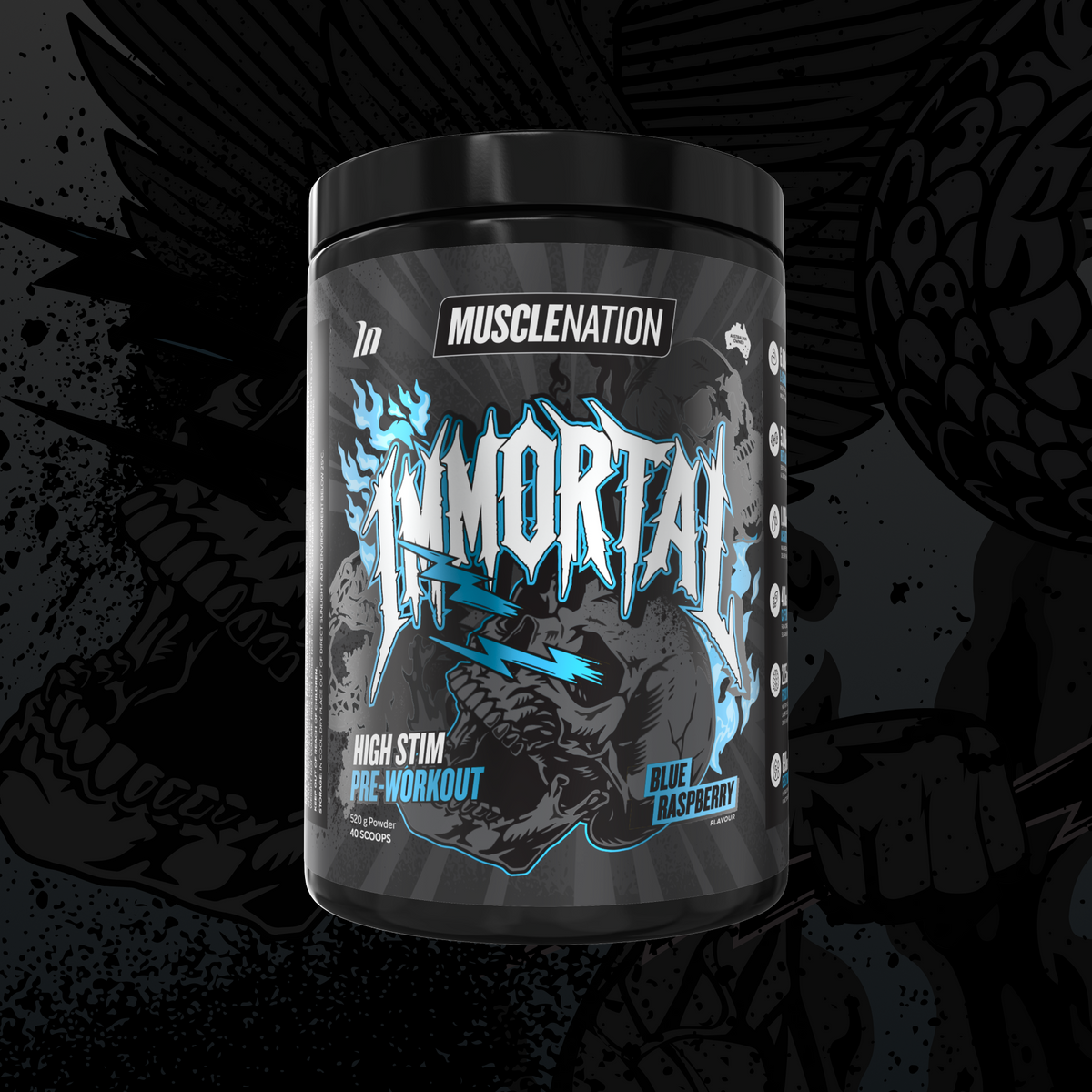 MUSCLE NATION IMMORTAL PRE-WORKOUT