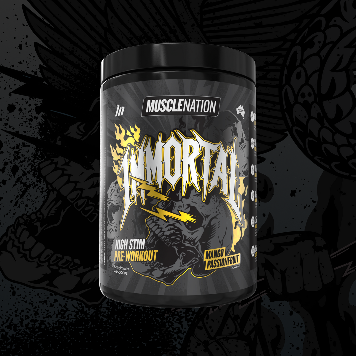 MUSCLE NATION IMMORTAL PRE-WORKOUT