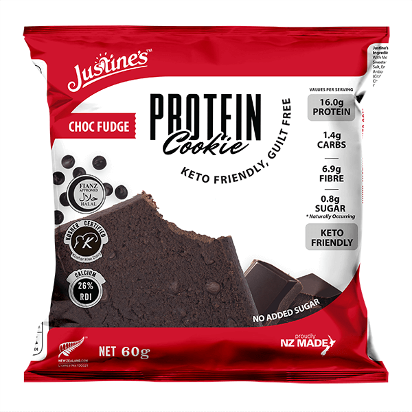 Justine&#39;s Protein Cookies 60g x12  CLEARANCE Short Dated 02/06/2024