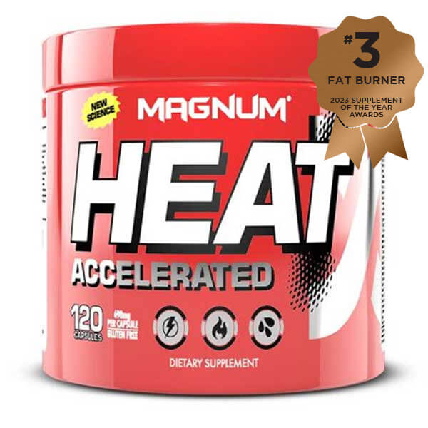 Magnum Heat Accelerated 120 Capsules CLEARANCE Short Dated end of 04/2024