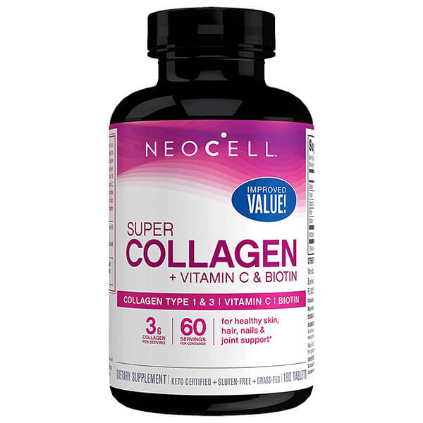 NeoCell Super Collagen + Vitamin C &amp; Biotin 180 Tabs