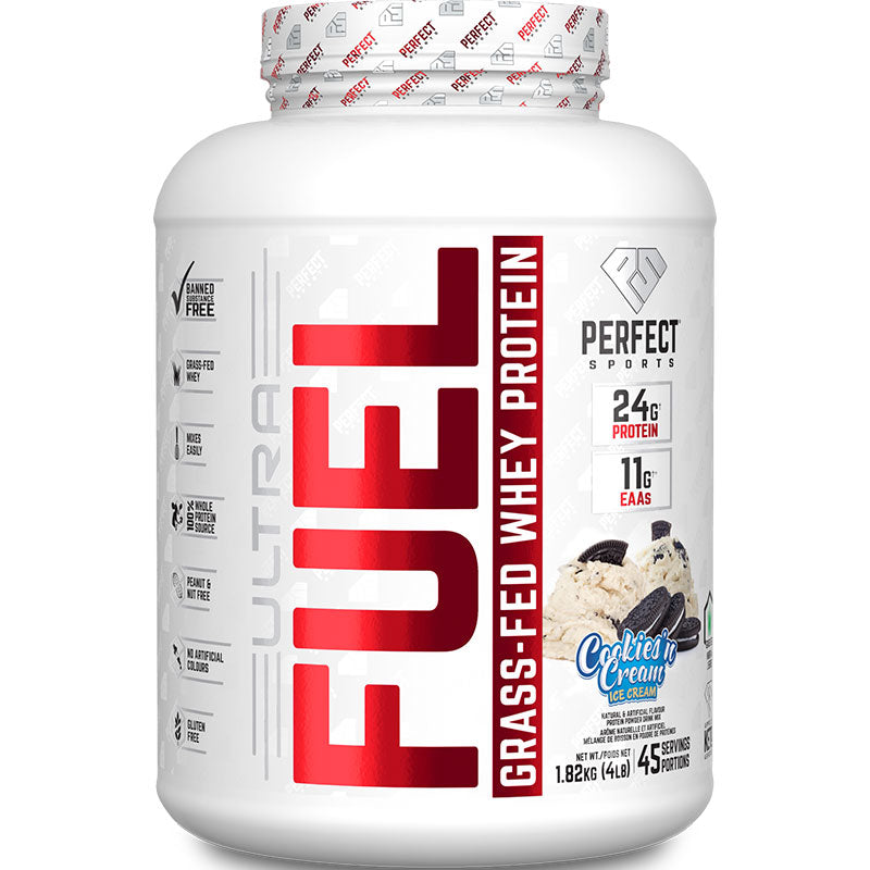 Perfect Sports Ultra Fuel Grass-Fed Whey Protein - 4 lbs 45 Servings **PRICE DROP**