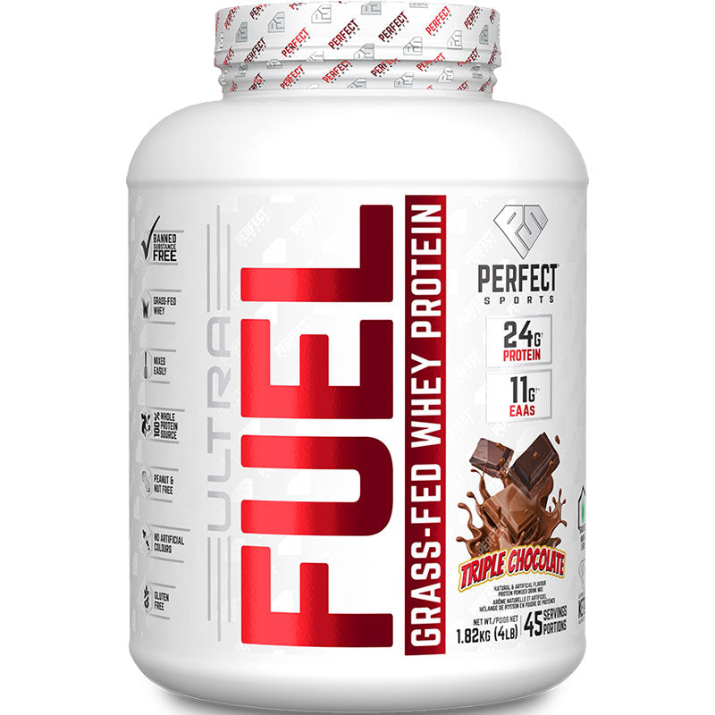 Perfect Sports Ultra Fuel Grass-Fed Whey Protein - 4 lbs 45 Servings **PRICE DROP**