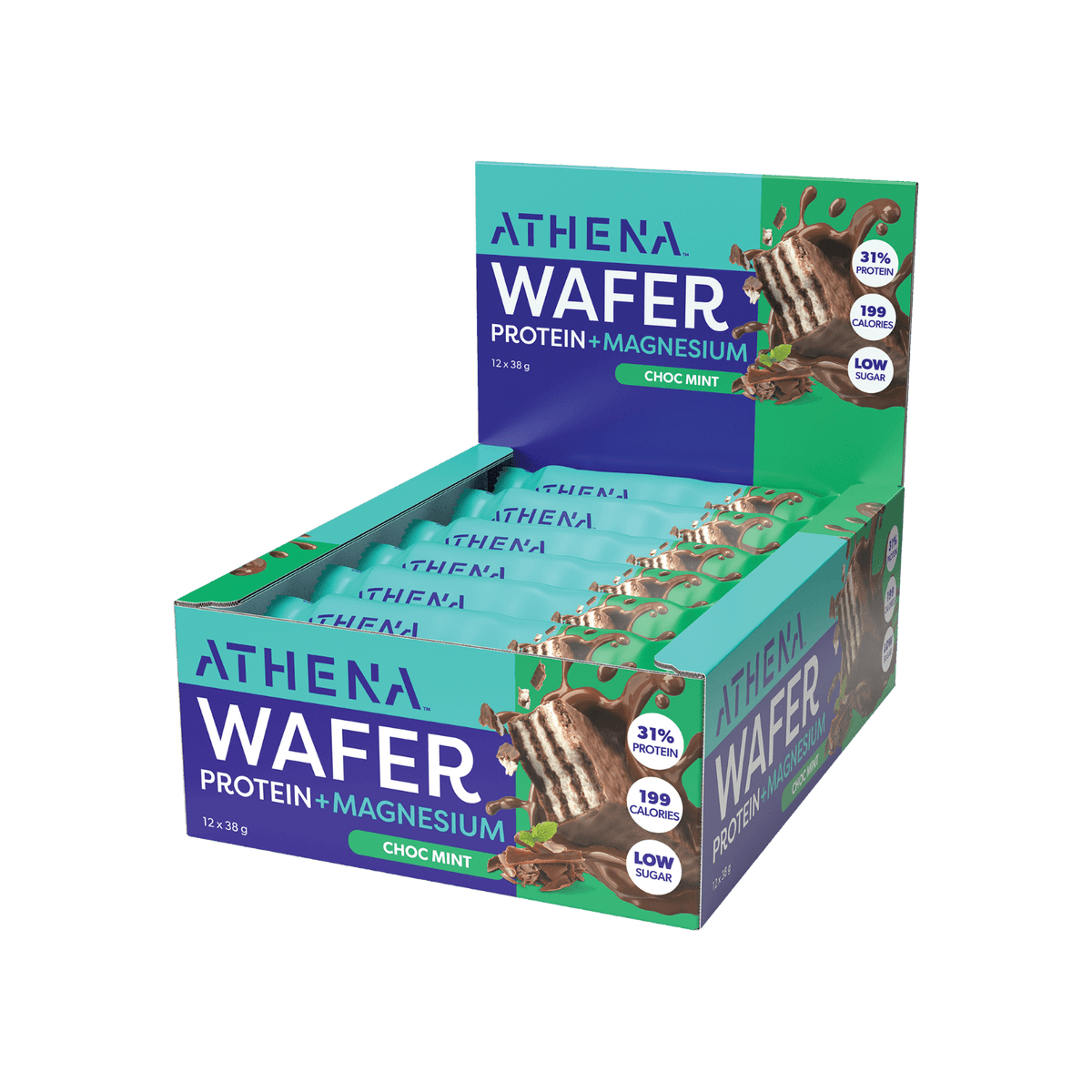 Protein Wafer + Magnesium (Box of 12 bars)