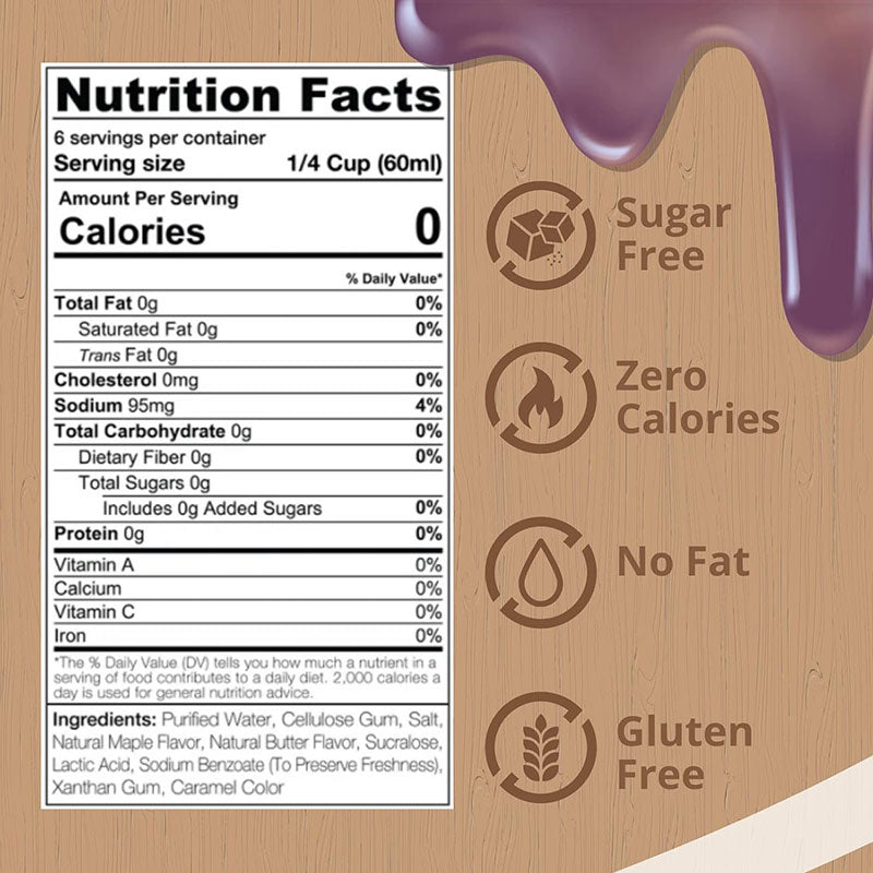 SINFIT "Sugar Free"  Pancake Syrup - 355ml * DOOR CRASHER*