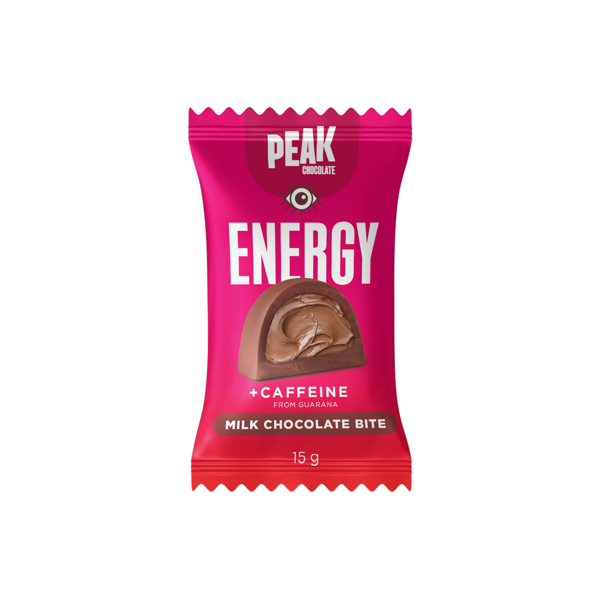 PEAK CHOCOLATE ENERGY BITE (15g) – Shelf Display Box (20 Units)