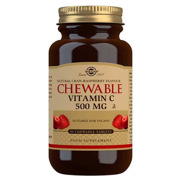 Solgar Chewable Vitamin C 500mg 90 Chewable Tablets