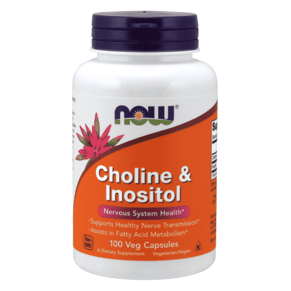Now Foods Choline &amp; Inositol 500mg 100 Caps