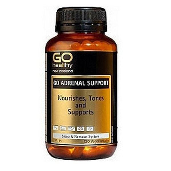 Go Healthy Go Adrenal Support 120 Veggie Caps - Supplements.co.nz