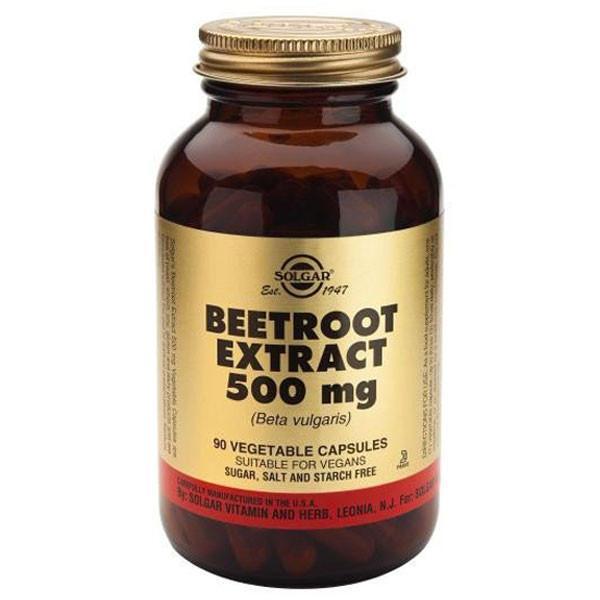 Solgar Beetroot Extract 500mg 90 Vegetable Capsules-Physical Product-Solgar-Supplements.co.nz