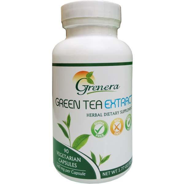 NHT Grenera Green Tea Extract 90 Veggie Capsules-Physical Product-NHT-Supplements.co.nz